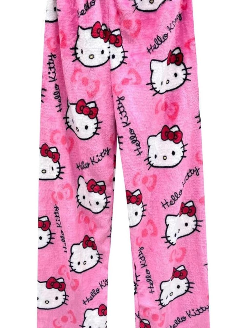 Hello kitty pajama pants 🩷 sz S - Depop