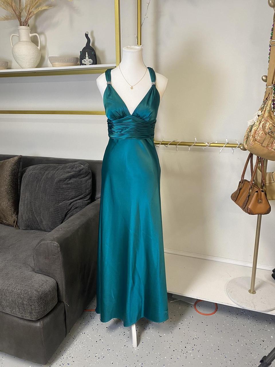 Adrianna Papell Women's A-line Dress Green/Blue – Emerald