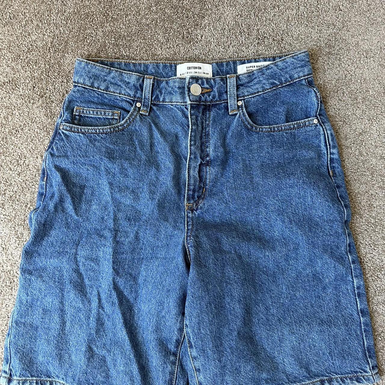 Cotton on jorts size 6 only worn once, perfect... Depop