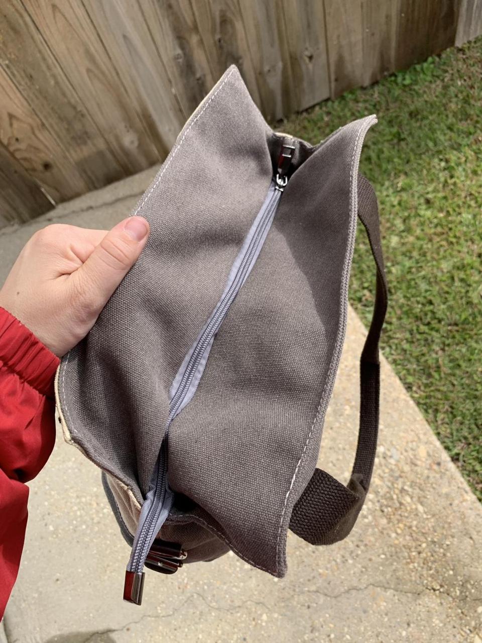 Women's Satchels - Multi/Brown – Patchwork canvas… - image 5