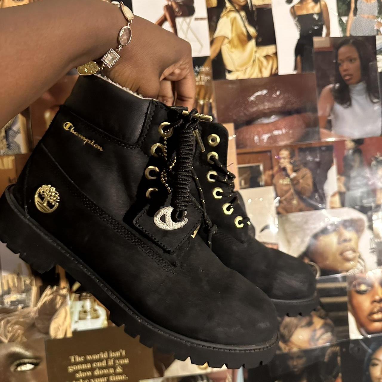 Timberland Outlet Black Timberland X Champion Boots Timberland