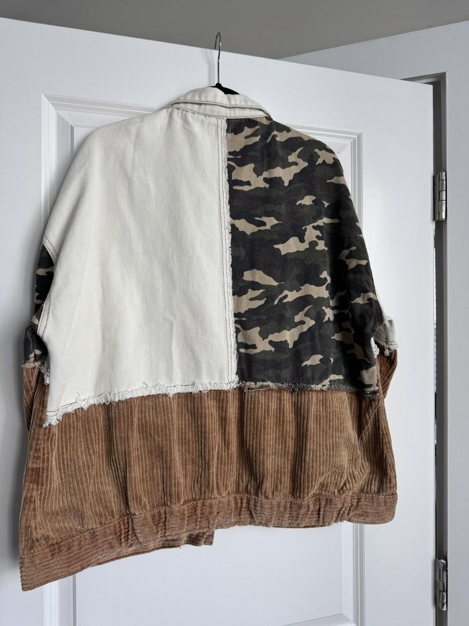 Women's Jacket - Brown/Multi - M – Patchwork jack… - image 2