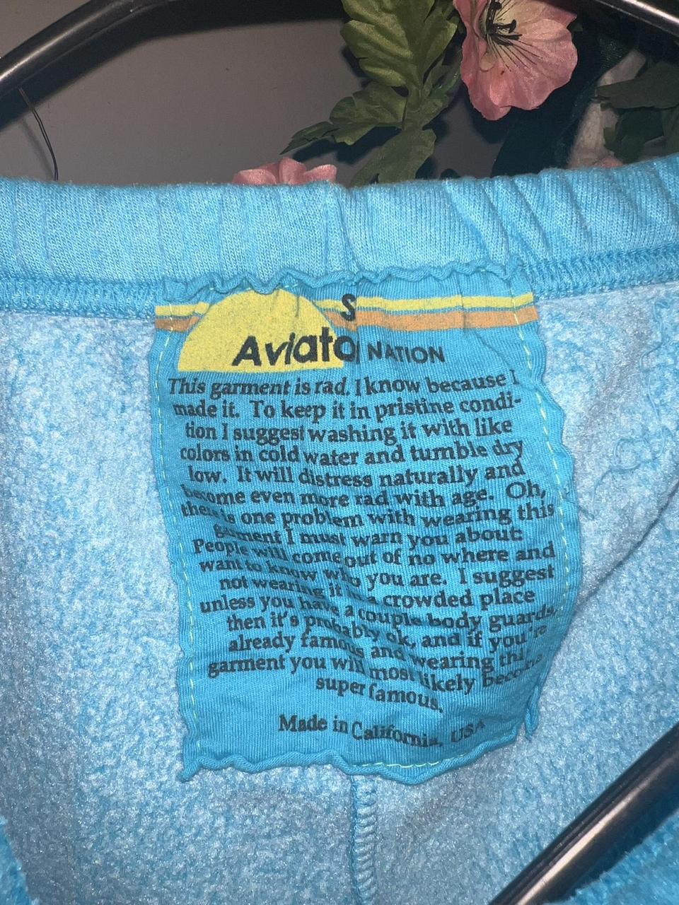 Aviator Nation Women's Blue Trousers (4)