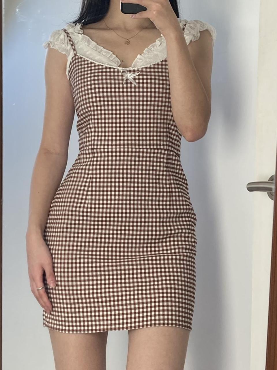 Urban outfitters shop tahoe gingham dress