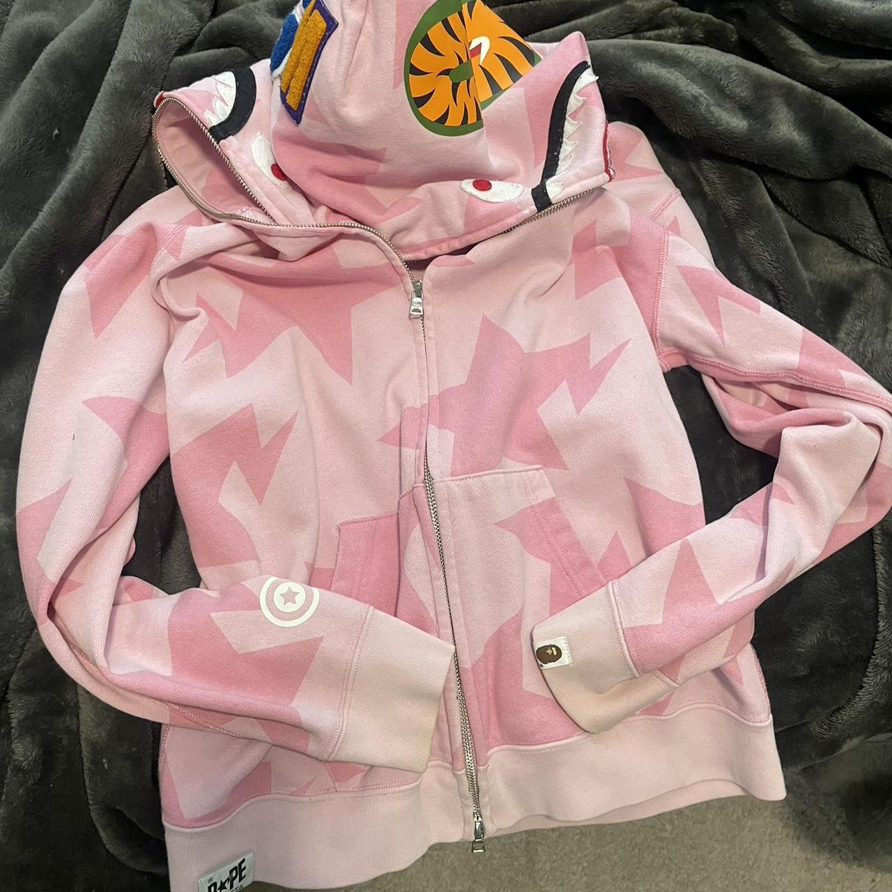 pink bapesta star bape jacket no offers accepted. Depop