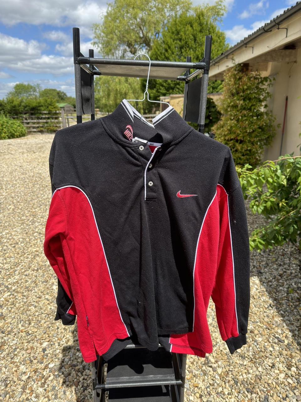 Nike black and red jumper sale