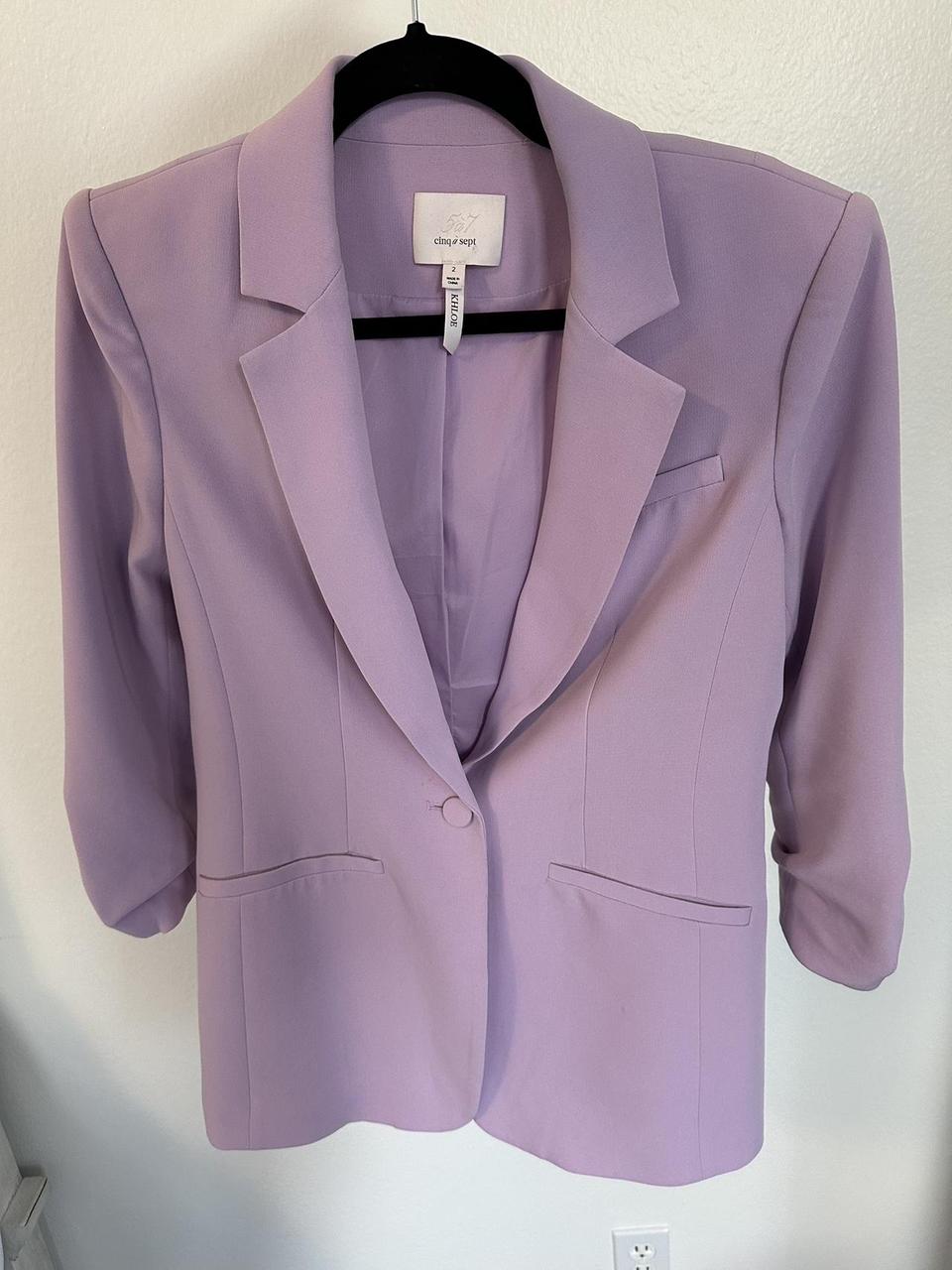 Cinq a Sept Women's Purple Jacket (2)