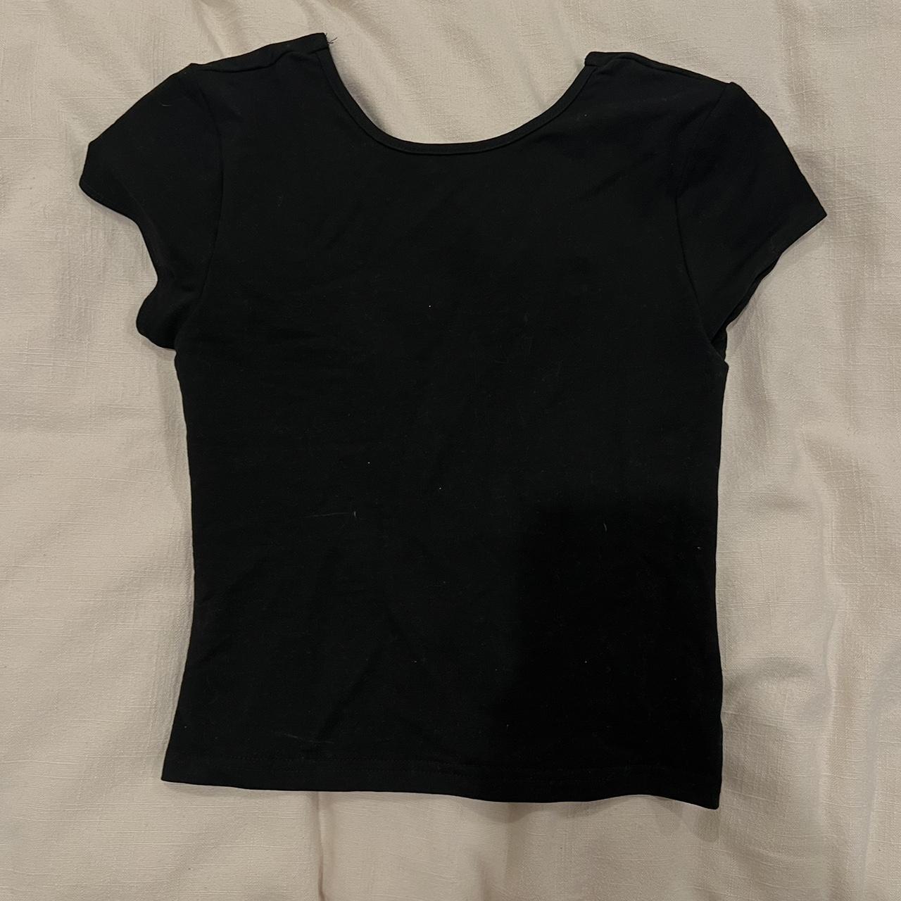 Edikted Women's Black T-shirt (2)