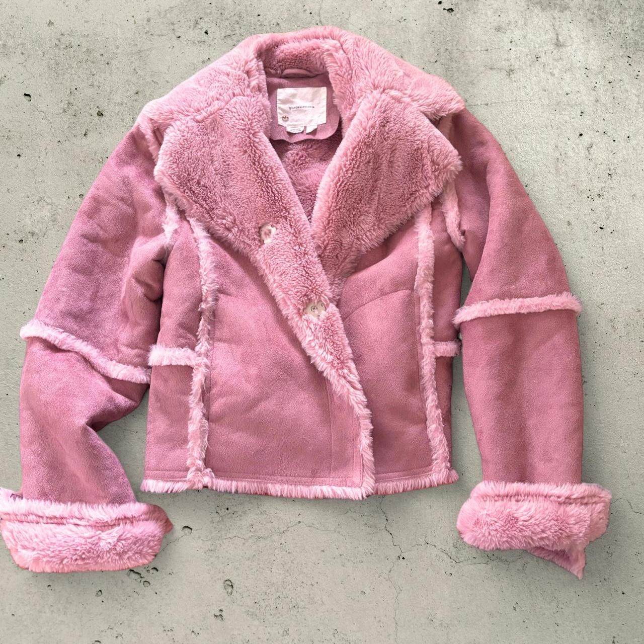 Y2k fur-jacket - Depop