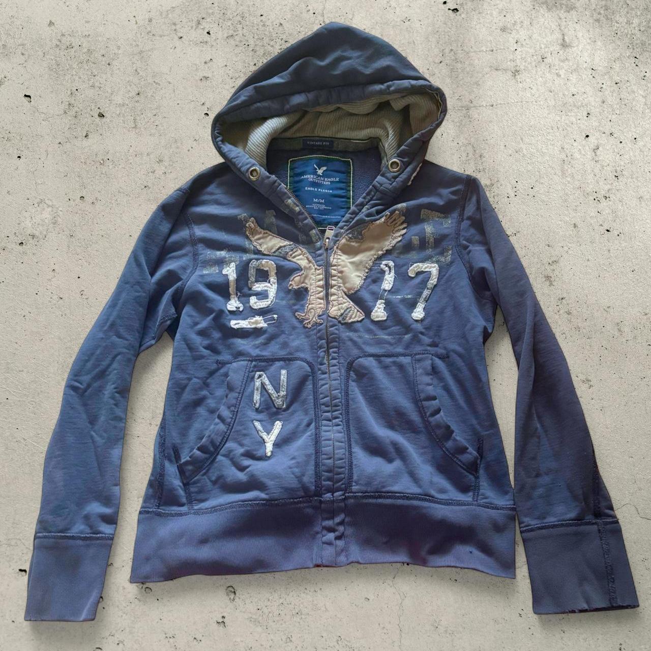 Hoodie y2k-zip - Depop