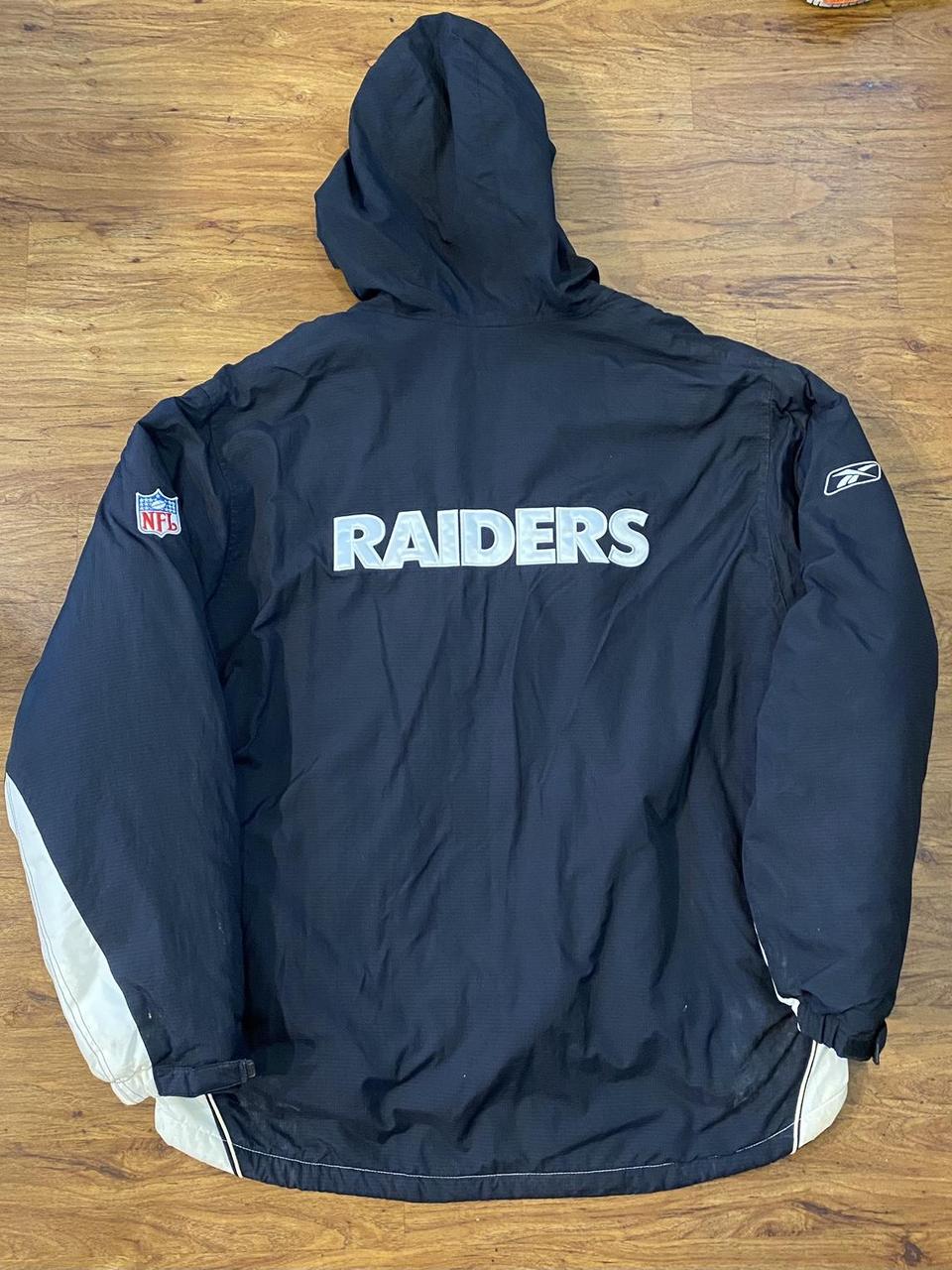 VINTAGE Oakland Las Vegas Raiders Reebok On Field... - Depop