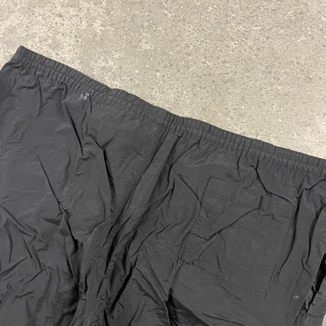 pro spirit black nylon pants size XXL-XL *paint... - Depop